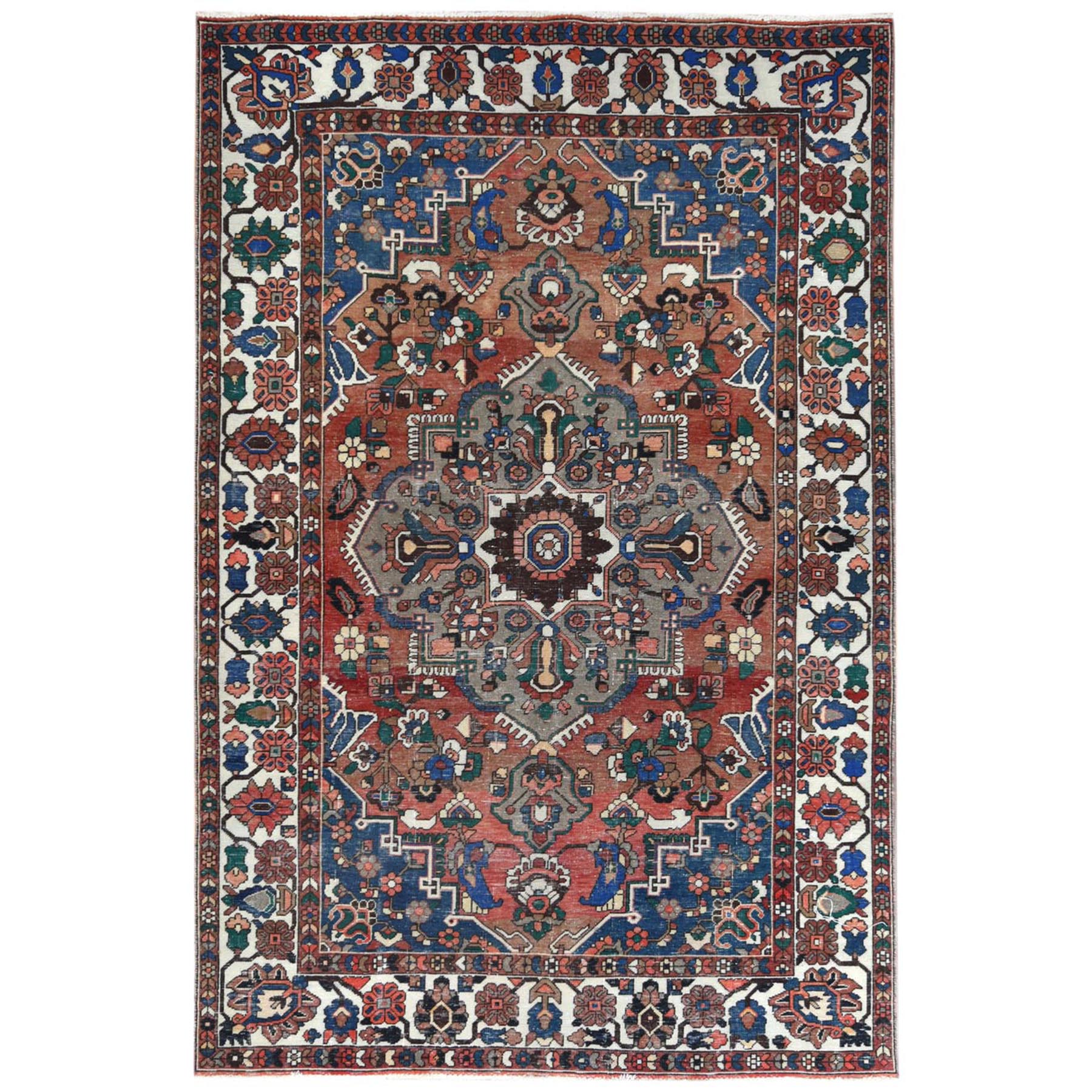 Overdyed & Vintage Rugs LUV557406